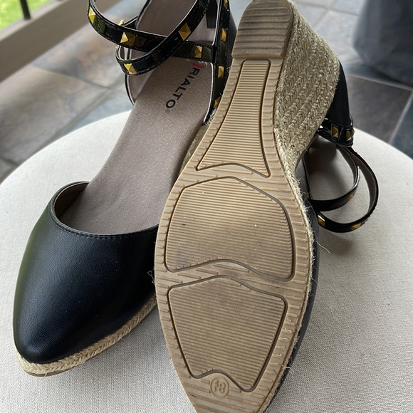 Back zip wedge espadrilles in excellent condition - Picture 7 of 11